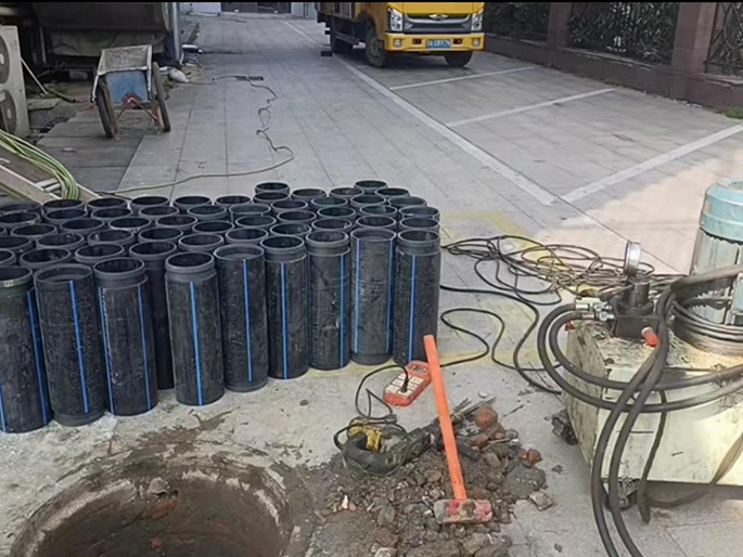 崇安PE置换管厂家 DN315置换管 非开挖管短管置换